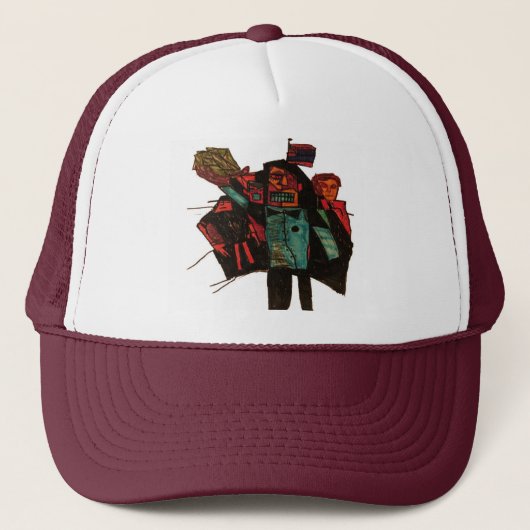 crypto-inkt trucker pet (Voorkant)