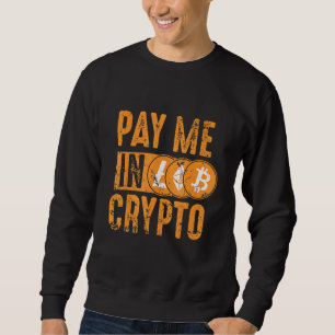 Crypto Investor T-shirt - betaal me in crypto bitc