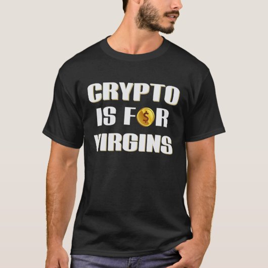 Crypto is voor virussen t-shirt (Voorkant)