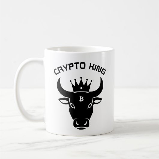 Crypto King gepersonaliseerd Koffiemok (Links)