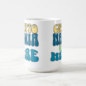 Crypto Mania Retro Blue Mug (Centre)