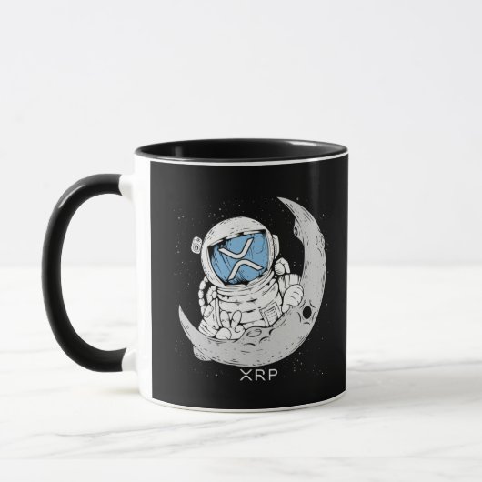 Crypto Meme XRP Cryptocurrency Cute Astronaut Moon Mok (Links)