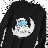 Crypto Meme XRP Cryptocurrency Cute Astronaut Moon T-shirt