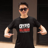 Crypto Millionaire in Making Planner T-shirt