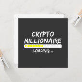 Crypto Millionaire Loading Bitcoin Kaart (Voorkant / Achterkant in situ)