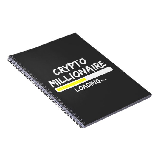 Crypto Millionaire Loading Bitcoin Notitieboek (Rechterzijde)