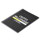 Crypto Millionaire Loading Bitcoin Notitieboek (Linkerzijde)