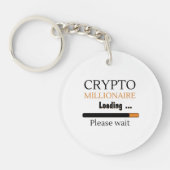 Crypto Millionaire Loading grappige trading nft Sleutelhanger (Voorkant)