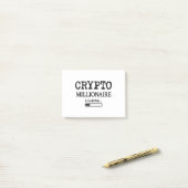 Crypto Millionaire Loading Post-it® Notes (Op bureau)
