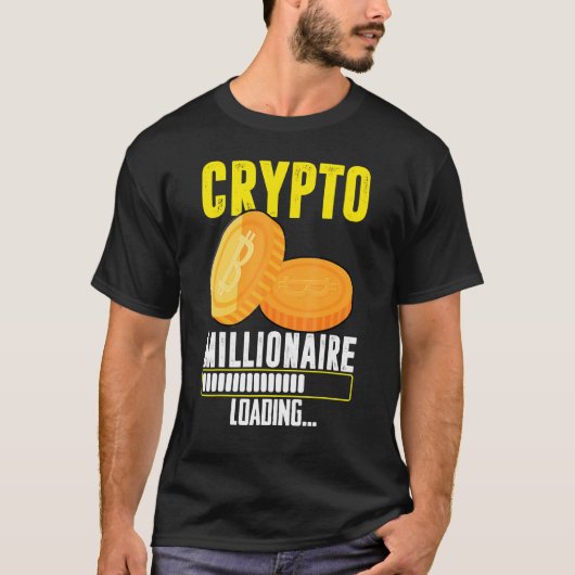 Crypto Millionaire Loading T-shirt (Voorkant)