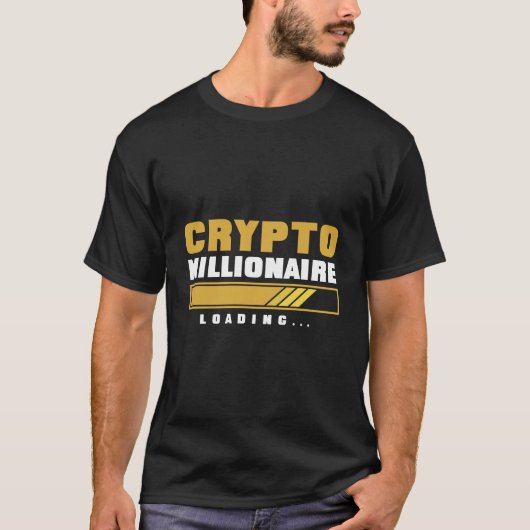 Crypto Millionaire Loading T-shirt (Voorkant)