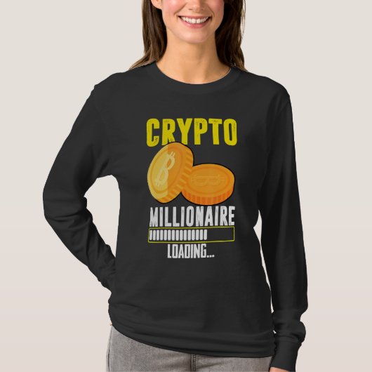 Crypto Millionaire Loading T-shirt (Voorkant)