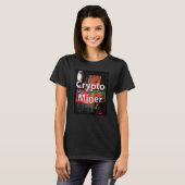 Crypto Miner Computer T-shirt (Voorkant volledig)