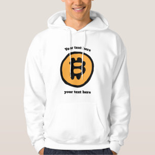 crypto munt bewerkbare quote trui hoodie