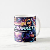 Crypto Munt Koffiemok (Voorkant rechts)