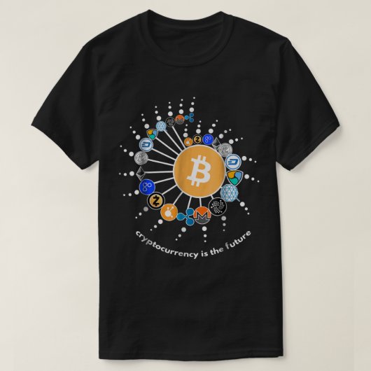 Crypto Netwerk Digitaal Design T-shirt (Design voorkant)