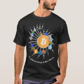 Crypto Netwerk Digitaal Design T-shirt (Voorkant)