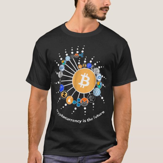Crypto Network Digital Design T-shirt (Voorkant)