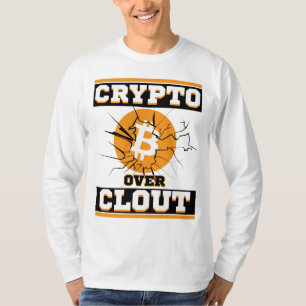 Crypto over Clout™ Bitcoin-activa over algoritmen T-shirt