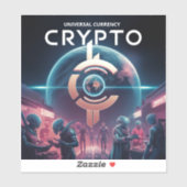 Crypto Planet Sticker (Vel)
