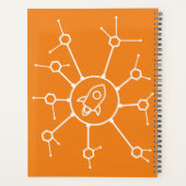Crypto Planner orange et blanc (Dos)