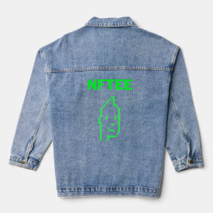 Crypto Punk Nftee [Nft niet-fungibele tokens] Denim Jacket