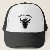 Crypto Queen gepersonaliseerd Trucker Pet (Voorkant)