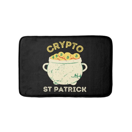 Crypto St Patrick St Patricks Day Badmat (Voorkant)