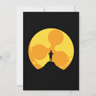 Crypto Sun Ripple XRP Cryptocurrency Money Gift Kaart