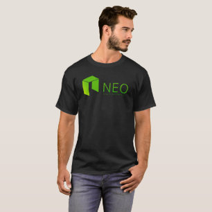 Crypto T-shirt de symbole de logo de NÉO- économ