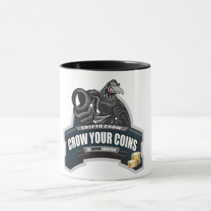 Crypto tasse de café de corneille