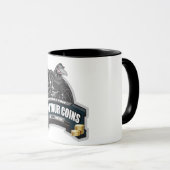 Crypto tasse de café de corneille (Devant droit)