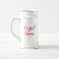 Crypto tasse de Madame Cryptocurrency Crown $ de