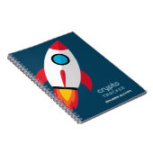Crypto Tracker Journal met Rocket naar de maan Notitieboek (Rechterzijde)