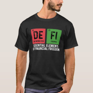 Crypto Trader Cryptocurrency gedecentraliseerde fi T-shirt