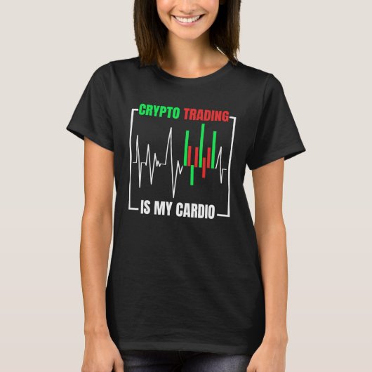 Crypto Trading Cryptocurrency Trader T-shirt (Voorkant)