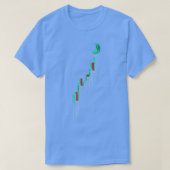 Crypto Trading  stock Chart to the Moon Pul T-shirt (Design voorkant)
