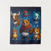 Crypto Vrienden Wandkleed (Voorkant)