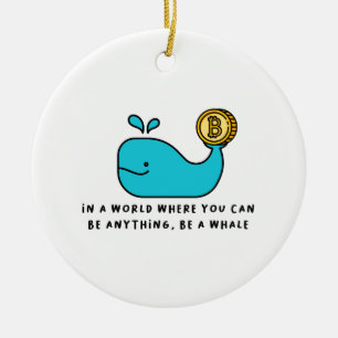 Crypto Whale T-Shirt Keramisch Ornament