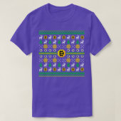 CRYPTO XMAS PATTERN T-SHIRT (Design voorkant)