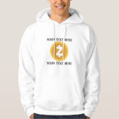 crypto z bewerkbaar citaat hoodie (Voorkant)