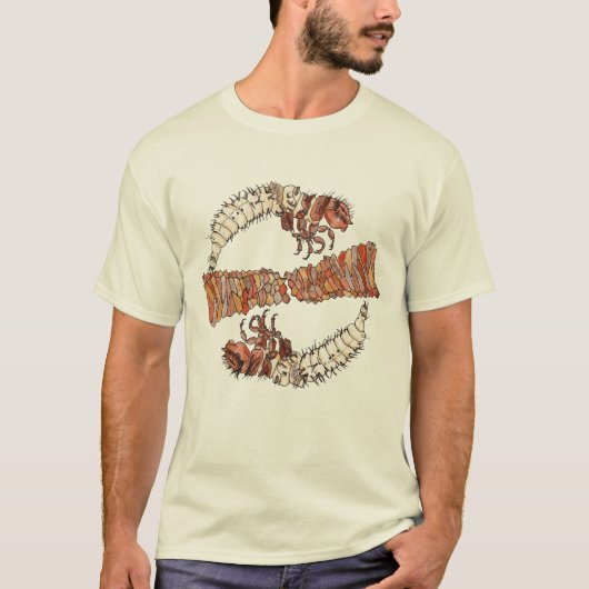 Cryptochia caddisfly en hoesje t-shirt (Voorkant)