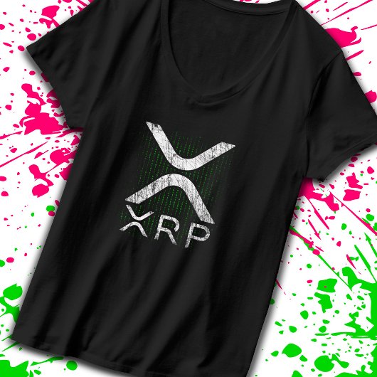 Cryptocurrency Binary Code XRP Hodlers Crypto Meme T-shirt