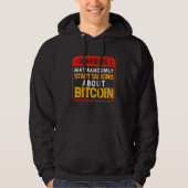 Cryptocurrency Blockchain Bitcoin Coin For Stock M Hoodie (Voorkant)
