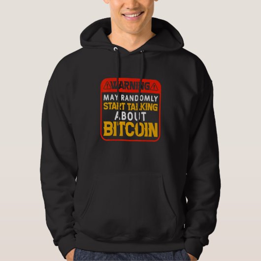 Cryptocurrency Blockchain Bitcoin Coin For Stock M Hoodie (Voorkant)