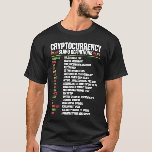 Cryptocurrency Blockchain Trader Finance Crypto In T-shirt (Voorkant)