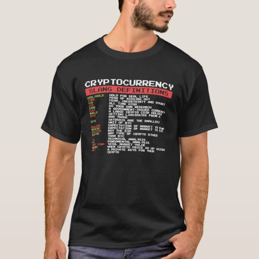 Cryptocurrency Blockchain Trader Finance Crypto In T-shirt (Voorkant)