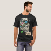 Cryptocurrency Talk  Astronaut Hodler Begging For  T-shirt (Voorkant volledig)