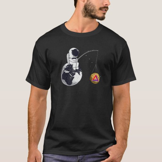 Cryptocurrency Talk  BAT To The Moon Space Man HOD T-shirt (Voorkant)