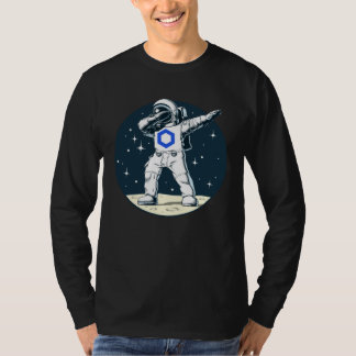 Cryptocurrency Talk  Fun Chainlink Dabbing Space M T-shirt